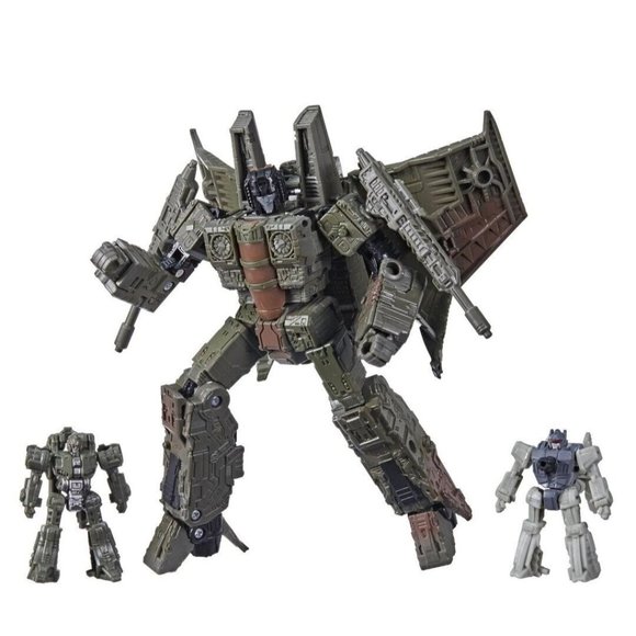 Hasbro Netflix Transformers War for Cybertron Decepticon Sparkless Seeker - Picture 8 of 9